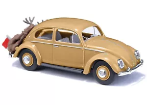 Busch 52966- 1:87 H0  - Volkswagen  VW Käfer Ovalfenster Hirsch gold  NEU OVP - Bild 1 von 3