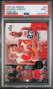 1994 UPPER DECK MICHAEL JORDAN RARE AIR #66 HOF PSA 9  - Picture 1 of 4