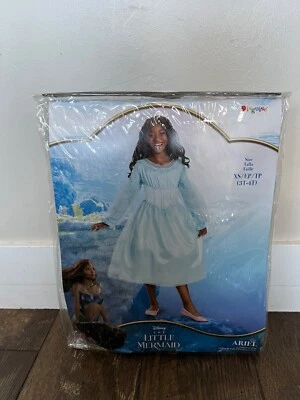 Vestido Ariel Azul La Sirenita Acción en Vivo Clásico Niño Disfraz XS 3T/4T Foto 1 de 4
