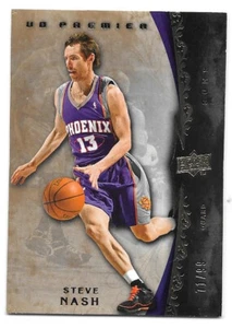 2008-09 Upper Deck Premier Basketball #53 Steve Nash Serial Numbered /99 - Picture 1 of 2