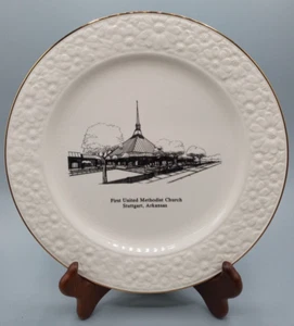 Primera Iglesia Metodista Unida - Stuttgart, Arkansas - Placa Conmemorativa 101/2" - Imagen 1 de 6
