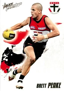 Tarjeta 2010 ST KILDA SAINTS AFL Brett Peake Prestige - Imagen 1 de 2