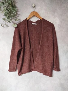Pink Clover Stitch Fix  Sweater  Womens Brown Cardigan SP Long Sleeve Open Front - Picture 1 of 7