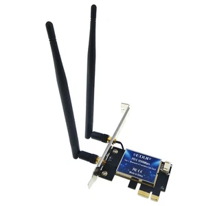 Dual Band 1200Mbps PCIe Wireless Network Adapter Desktop PC WiFi Bluetooth 7265 - Picture 1 of 10