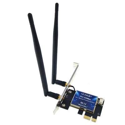 AC 7265 PCIe Wireless Network Adapter Dual Band 1200Mbps Card PC WiFi Bluetooth - Image 1 of 4