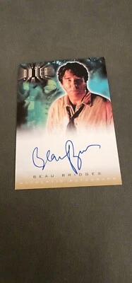 The Outer Limits Beau Bridges A10 Autograph Card as Dr. Simon Kress 2003  - Image 1 of 2