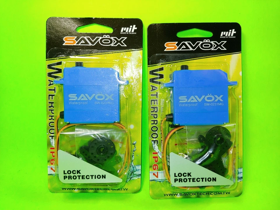 2 PACK Savox SW-0231MG Waterproof .15s 208oz TRAXXAS ARRMA RUSTLER 4X4 REDCAT