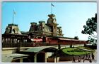 Steam Railroad, Walt Disney World, Florida, Vintage Chrome Postcard #1