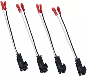 2 Pairs (4 Pack) Speaker Harness Adapters for GM Vehicles - Picture 1 of 12
