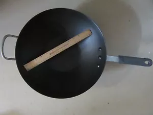 ARTICOLI DA RISTORANTE 14" pollici pentole wok cucina cinese asiatica - Foto 1 di 4