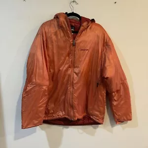 Patagonia Vintage Micro Puff Hoody Jacket Unisex Large Orange 83971 - Picture 1 of 6