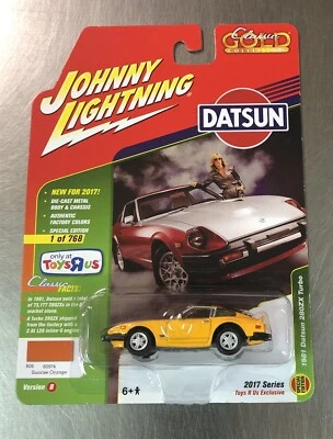 JOHNNY LIGHTNING CLASSIC GOLD 1981 DATSUN 280ZX TURBO TOYS R US EXCLUSIVE - Image 1 of 4