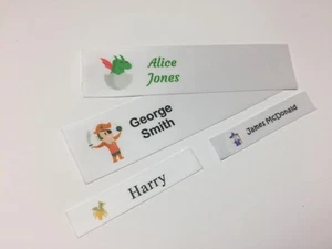 Etichette Nome Motivo Colore Personalizzate Cucito Fantastico Personaggio Collezione - Foto 1 di 5