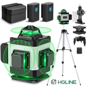 2025 4D 16 Lines Laser Level 360° Green Auto Self Leveling Rotary Cross Measure - Picture 1 of 22