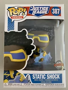 Static Shock 387 ~ DC Heroes: Justice League ~ Funko Pop Vinyl - Picture 1 of 6