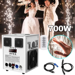 700W Cold Spark Machine DMX Firework Machine Stage Effect Wedding Party Remote - Picture 1 of 12