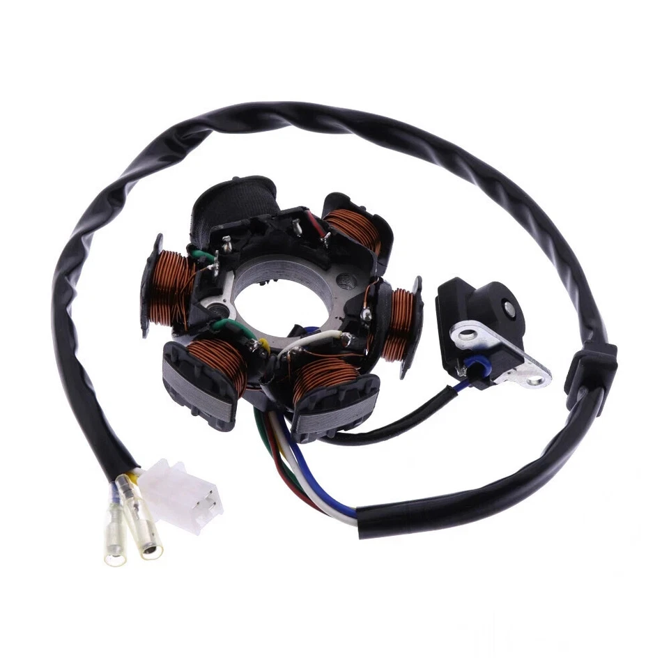 Stator For GY6 125cc 6 coils + pickup GY15039 7000870 For numerous scooters etc - Image 1 of 1