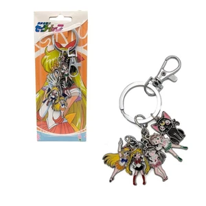 Sailor Moon - Moon Jupiter Mars Venus & Luna 1.5" Keychain 5 Pcs. Set NEW - Picture 1 of 3
