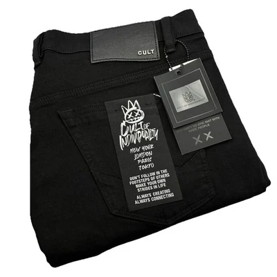 Pantalones de mezclilla elásticos Cult Of Individuality Rocker ajustados 40x33 nuevos con etiquetas $159 69A0-rs03L Foto 1 de 4