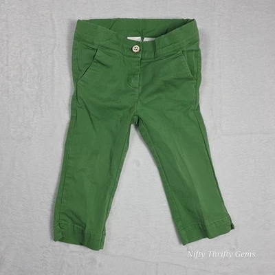 Pantalones Janie And Jack para niña verde niño talla 2T Foto 1 de 4