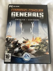 Command & Conquer Generals Deluxe Edition PC CD-ROM Game with Poster Manual - Picture 1 of 3