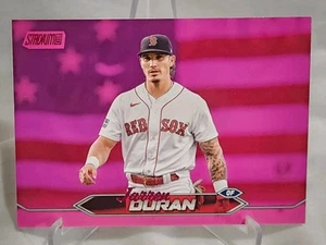 2024 Stadium Club Pink Foil #9 Jarren Duran Red Sox - Picture 1 of 2