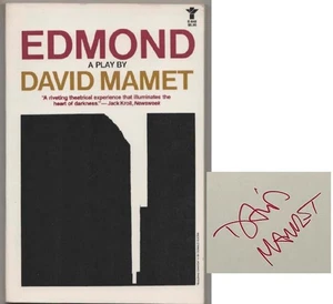 David MAMET / EDMOND Signed First Edition 1983 #198030 - Bild 1 von 1