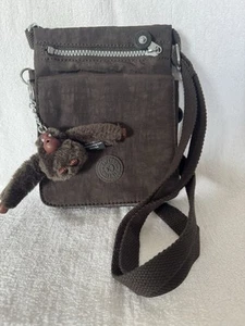 Tasche, Kipling,braun, Original Mit dem Plüschaffen - Bild 1 von 7