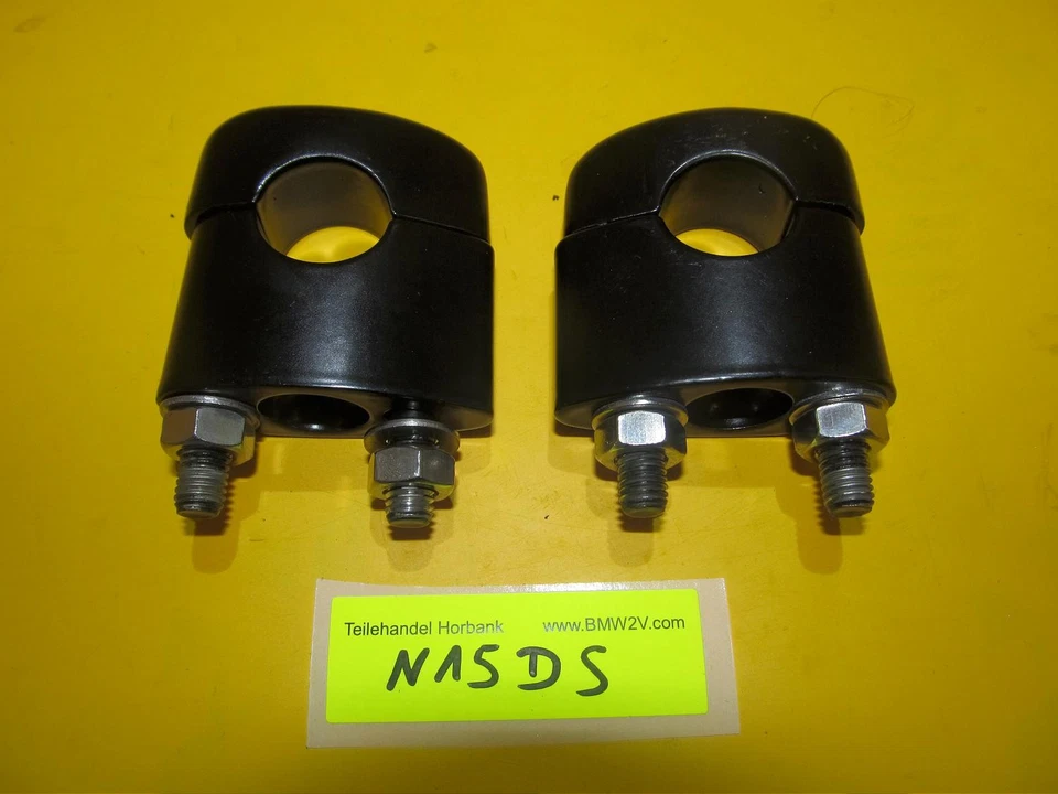 Juego caballetes de manillar caballetes de sujeción BMW R50 R60 R75 R80 R90 R100 bs para manillar de 22 mm Foto 1 de 1