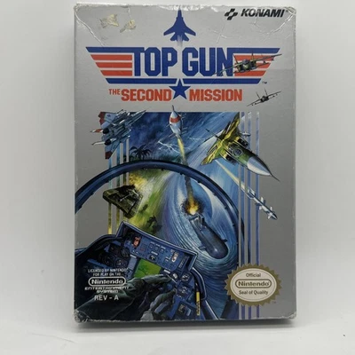 Top Gun: The Second Mission Nintendo Entertainment System NES with Box - Image 1 of 4