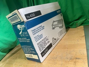 Brother TN-450 TN450 Black Toner Cartridge Genuine OEM SEALED - OPEN BOX - Picture 1 of 2