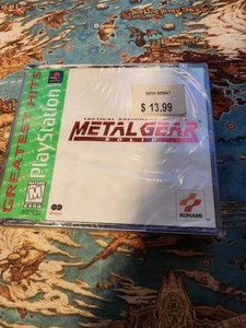 Sony PS1 PlayStation: Metal Gear Solid "Greatest Hits" Brand New Sealed Konami - Picture 1 of 3