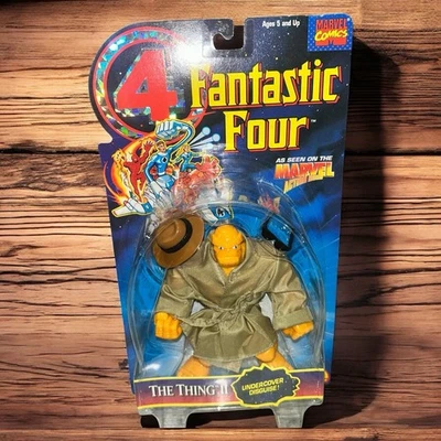 神奇四侠:事物 II 带卧底伪装玩具 Biz 1995,蓝眼睛 — 第 1/3 张图片