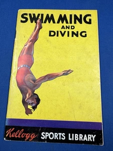 1934 Swimming & Diving Booklet ~ Kellogg's Sports Library ~ 46 pages - Picture 1 of 17