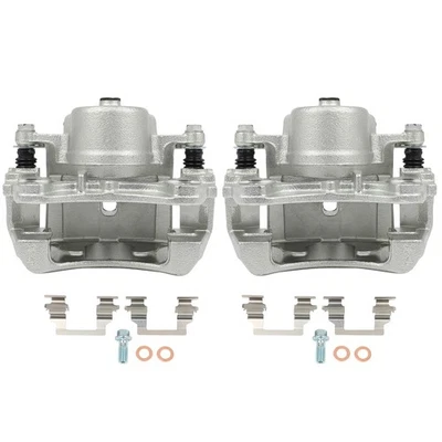 2x Front Brake Calipers For 2004-2012 Chevrolet Malibu 2005-2010 Pontiac G6 - Image 1 of 4