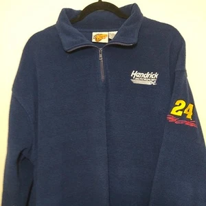 Jeff Gordon 24 Hendrick Motorsports Dupont NASCAR Fleece Pullover 1/4 Zip XL - Picture 1 of 6