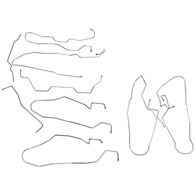 Brake Line Kit Complete Tubes ABS Under Drivers Floor 2002-09 Hummer H2 SS 9pc - Image 1 of 4