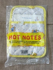 Vintage Hot Notes Katze Topflappen Notizblock Set Kitsch 50er Vibes Landhaus Kern LESEN - Bild 1 von 4