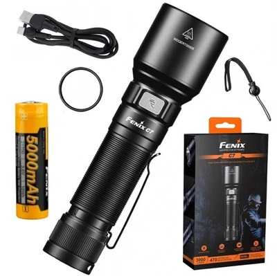 Fenix C7 LED Taschenlampe inkl. 21700Akku und USB-C Ladekabel 3000 Lumen - Bild 1 von 4