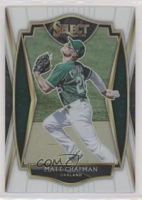 2021 Panini Select Premier White Prizm /50 Matt Chapman #194 - Image 1 of 2