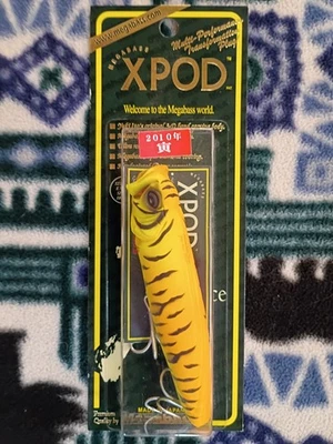 Megabass X Pod 2010 (SP-C) Chartreuse Tiger, muy raro  Foto 1 de 4