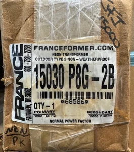 FRANCE electric Sign Repair Parts 15030 P8G-2B OUTDOOR TYPE 2  Neon Transformer - Picture 1 of 1