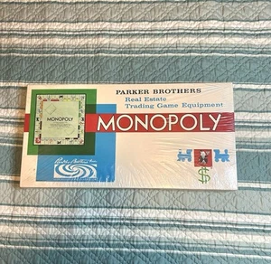 Rare Vintage Co. 1961 Monopoly Board Game Parker Brothers Sealed New In Box - Picture 1 of 5