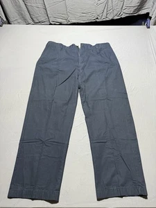 Nautica A Bit Trimmer Chino Hose Herren Größe 40X30 Marineblau Plissee - Bild 1 von 5