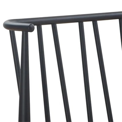 Adore Decor Stella黑色金属大号床 — 第 1/4 张图片