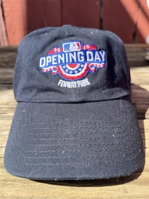 HAT MLB BOSTON RED SOX 2015 Opening Day Rare Fenway Park Game New Tags Vtg NOS - Image 1 of 4