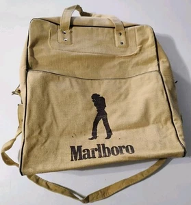 Vintage Marlboro Canvas Bag Distressed Used  - Picture 1 of 20