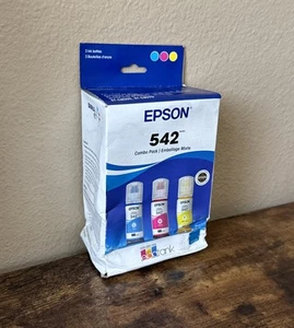 NEU! Epson 542 Farbe Tintenpatrone Combo 3er-Pack Ablaufdatum 07/2029! - Bild 1 von 2