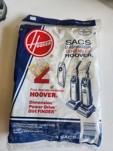Hoover Dimension Power Drive Schmutzfinder Bodenstaubsauger Original Beutel 3 Stück - Bild 1 von 2