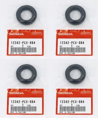 Honda Acura Genuine Spark Plug Tube Seal Set 4x 12342-PCX-004 OEM Valve Cover Foto 1 de 4
